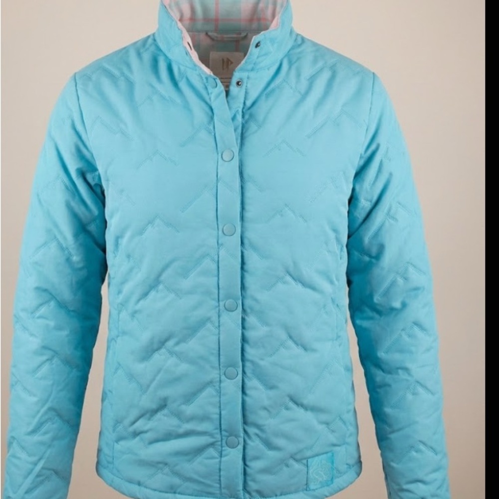 Light Blue Puffer Jacket